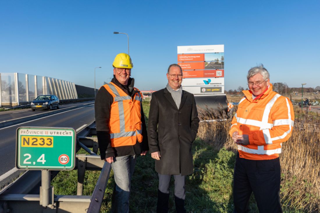 Startschot werkzaamheden Rondweg-Oost in Veenendaal