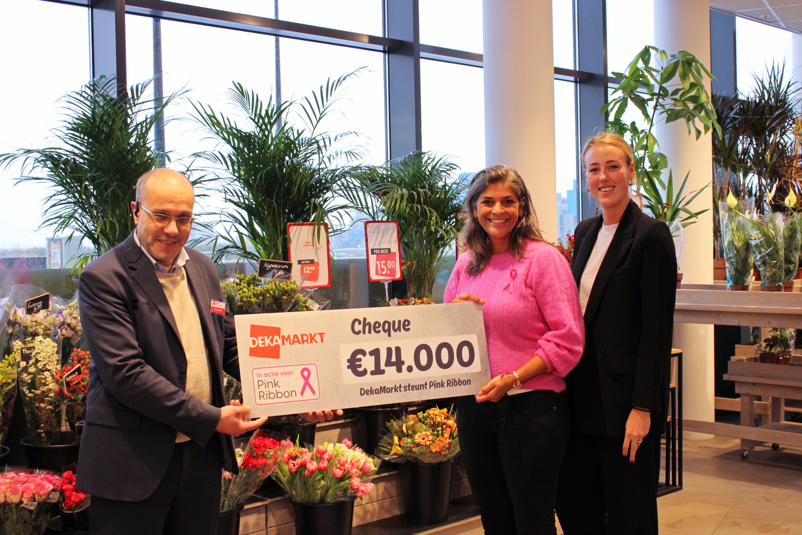 Opbrengst Pink Ribbon actie DekaMarkt verdubbeld