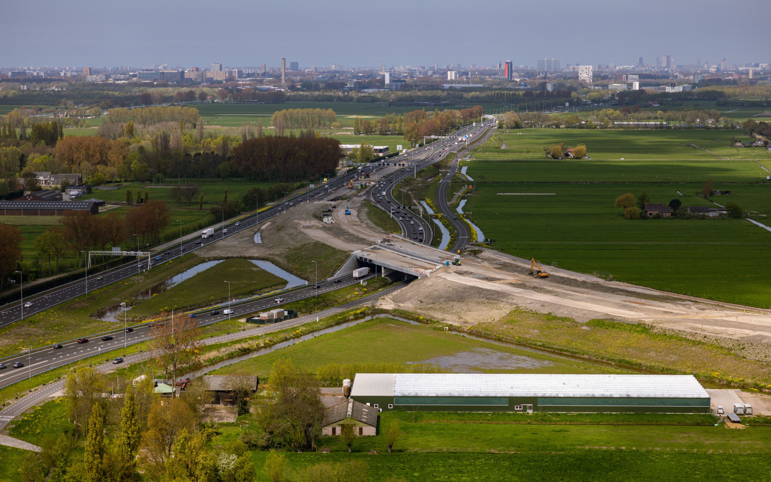 A13 richting Den Haag dicht van 14 tot 17 juli 2023