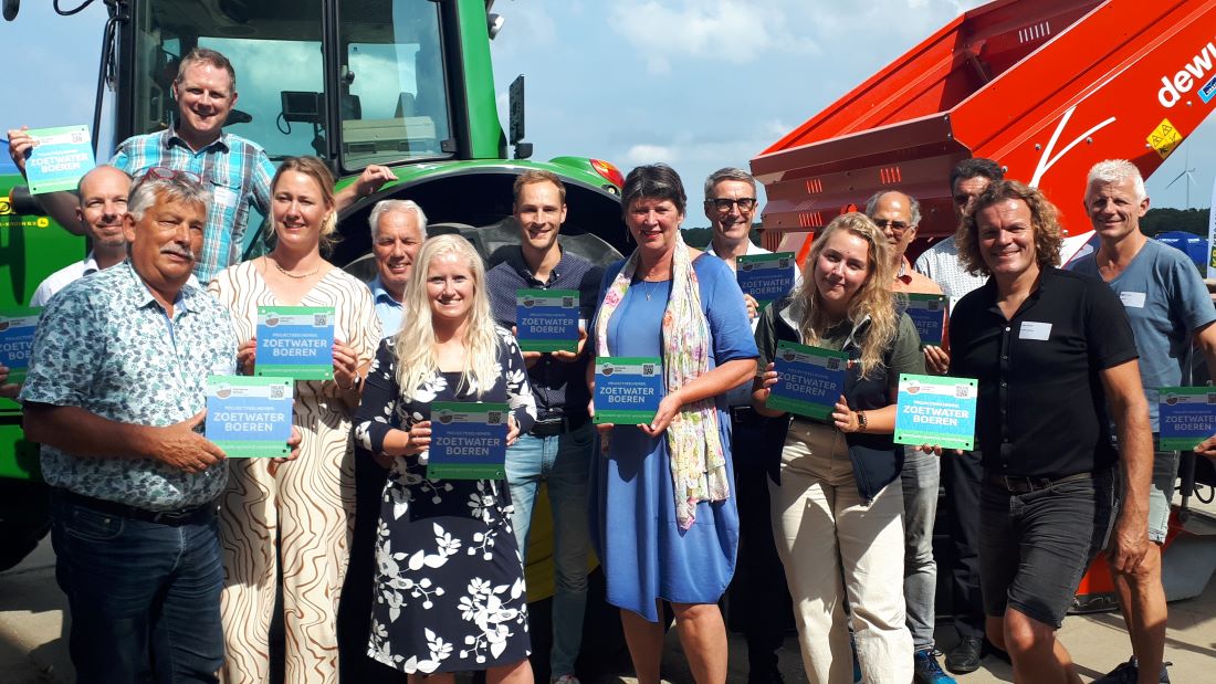 zoetwaterboeren verzilting anna poulona demoproject