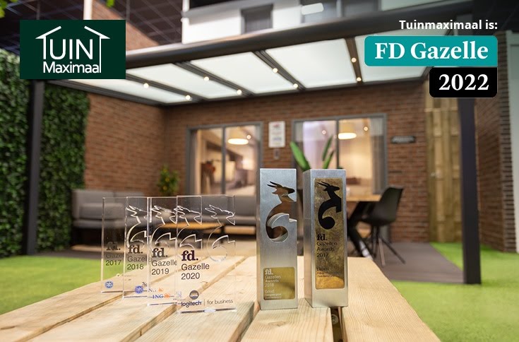Tuinmaximaal ontvangt Gazellen Award snelst groeiende bedrijven