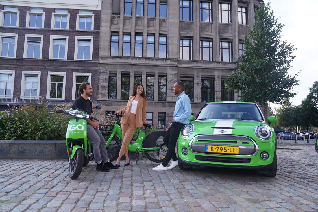 GO Sharing deelscooters Soest