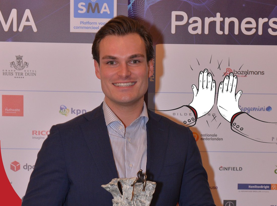 Tom Legerstee winnaar young sales professional