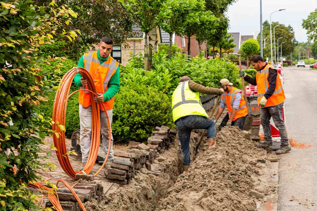 Drimmelen, Hooge Zwaluwe en Wagenberg krijgen glasvezelnetwerk van Glaspoort