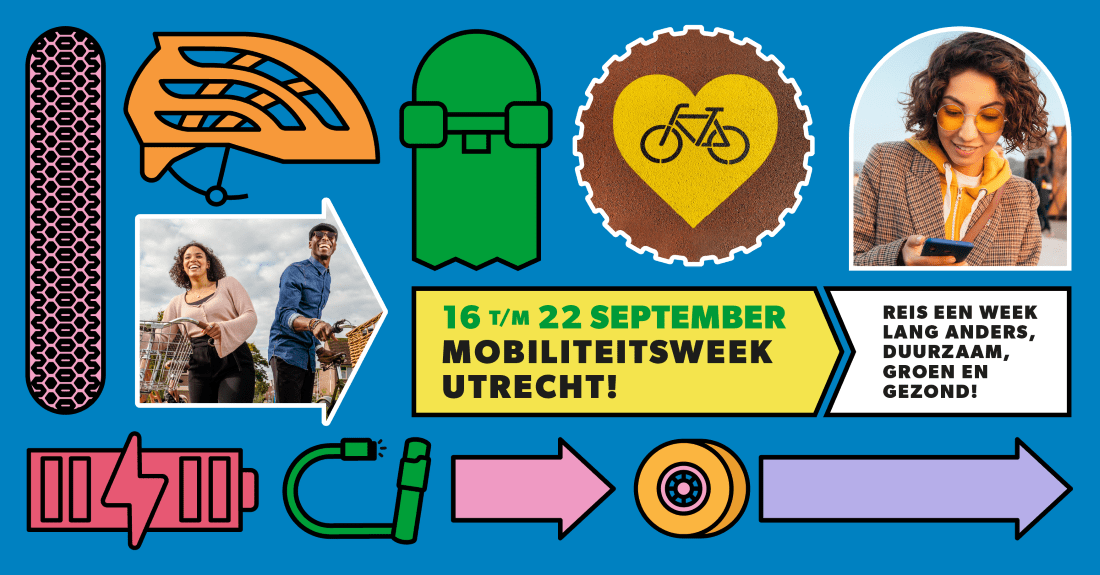 Aftrap Mobiliteitsweek Utrecht 2022: stadsring Amersfoort wordt autovrije ontmoetingsplek