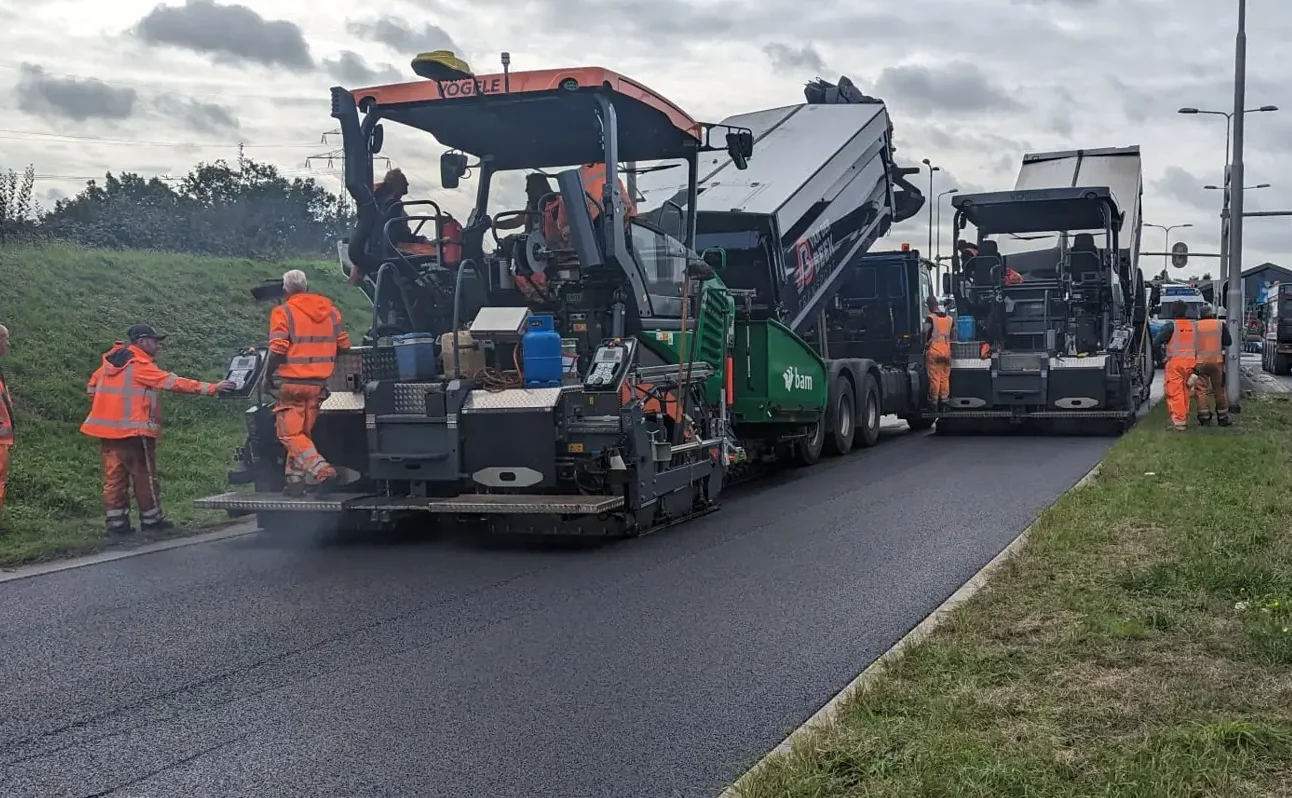 Groot onderhoud N348 afgerond