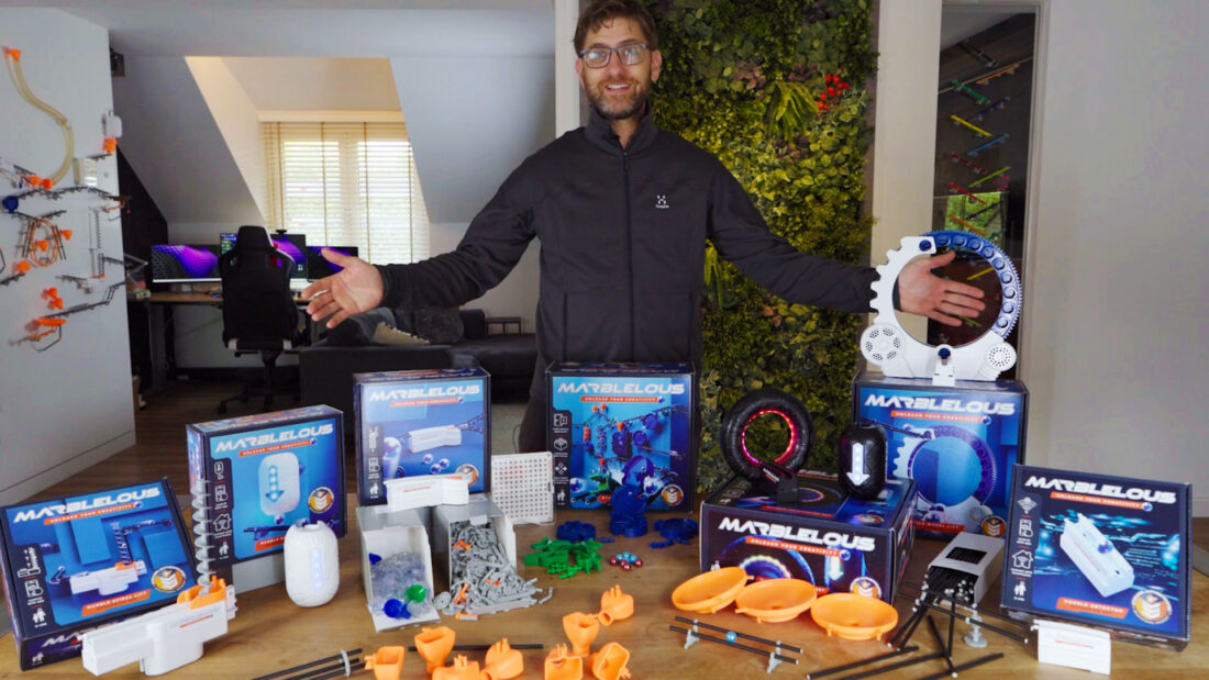 Marblelous: ’s Werelds eerste hightech interactieve knikkerbaan gelanceerd op Kickstart