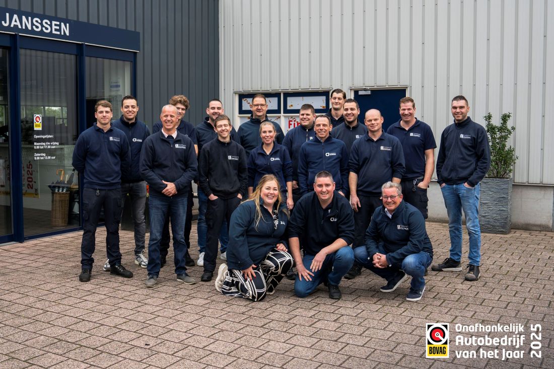 CarProf Autobedrijf Janssen Rijsbergen wint BOVAG ‘Autobedrijf van het jaar 2025’