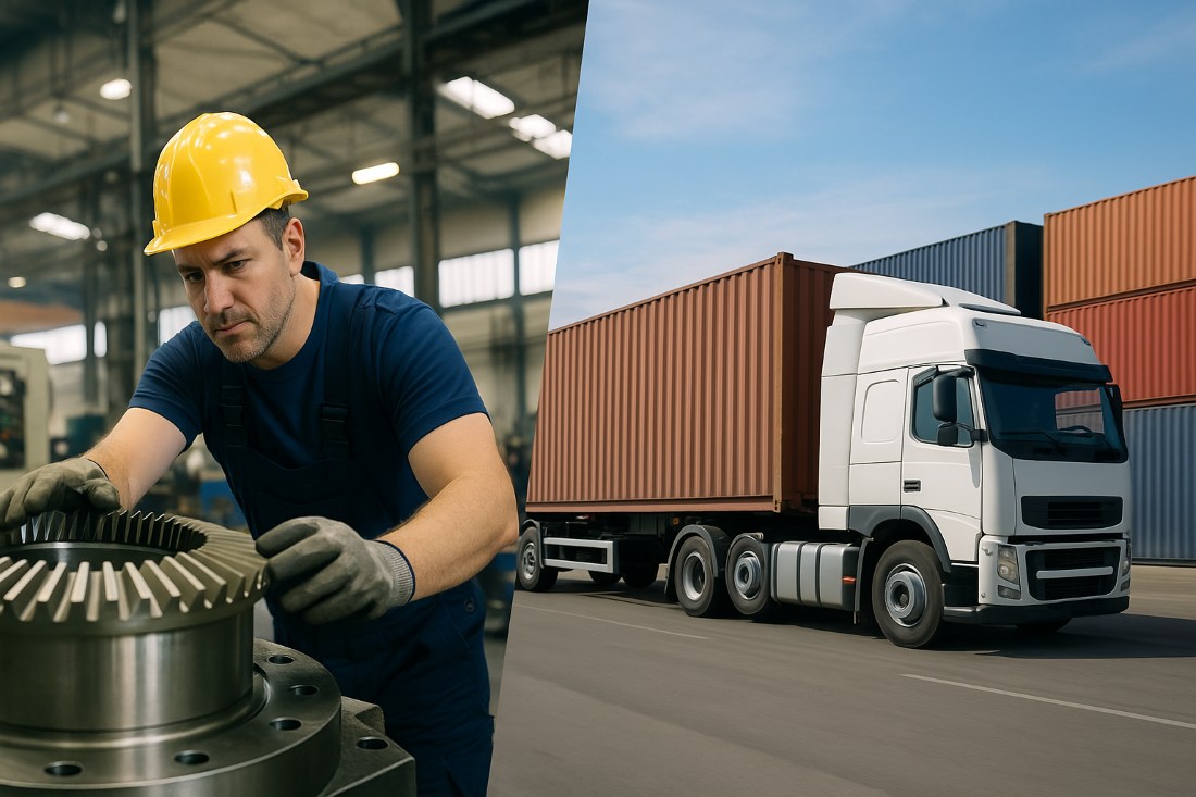 Nederlandse industrie stabiliseert, export groeit licht in augustus