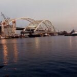 De tweede Van Brienenoordbrug bijna op haar definitieve locatie