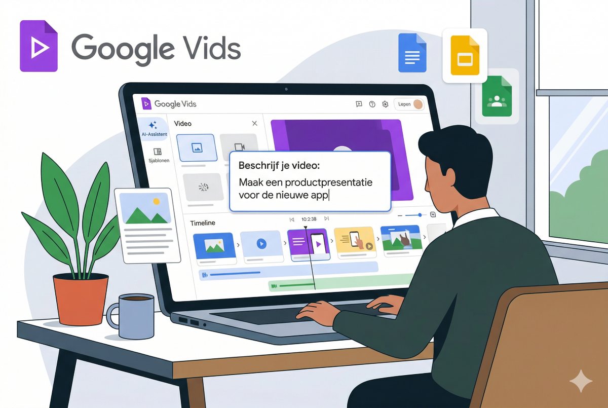 Google Vids krijgt gratis AI-videogeneratie en muziektool