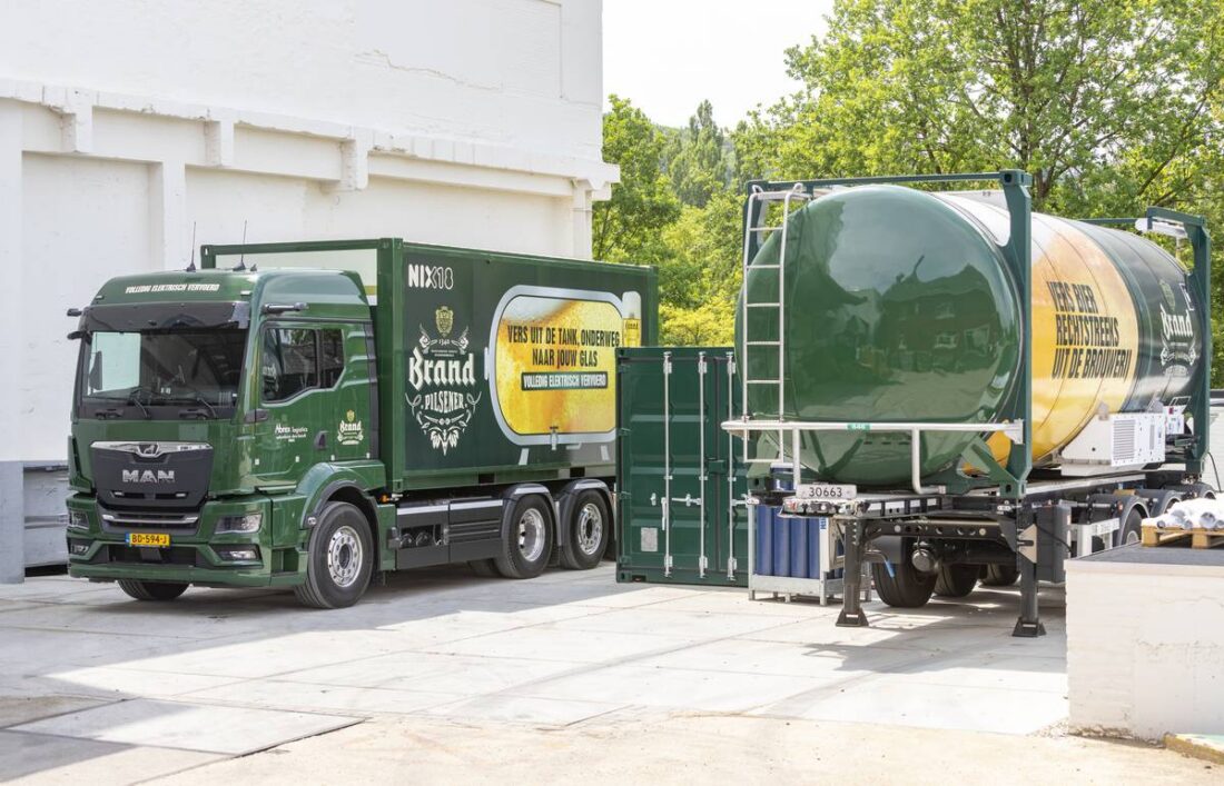 Heineken opent elektrische logistieke hub bij Brand in Wijlre