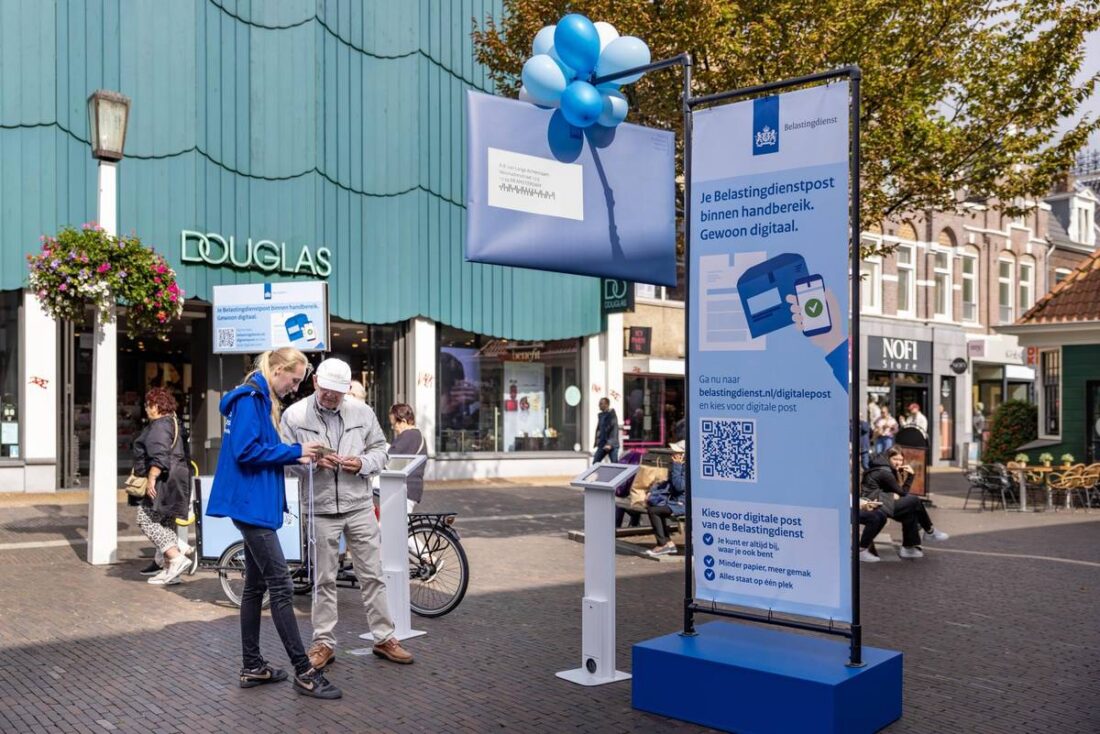 Belastingdienst promoot digitale post in Leeuwarden