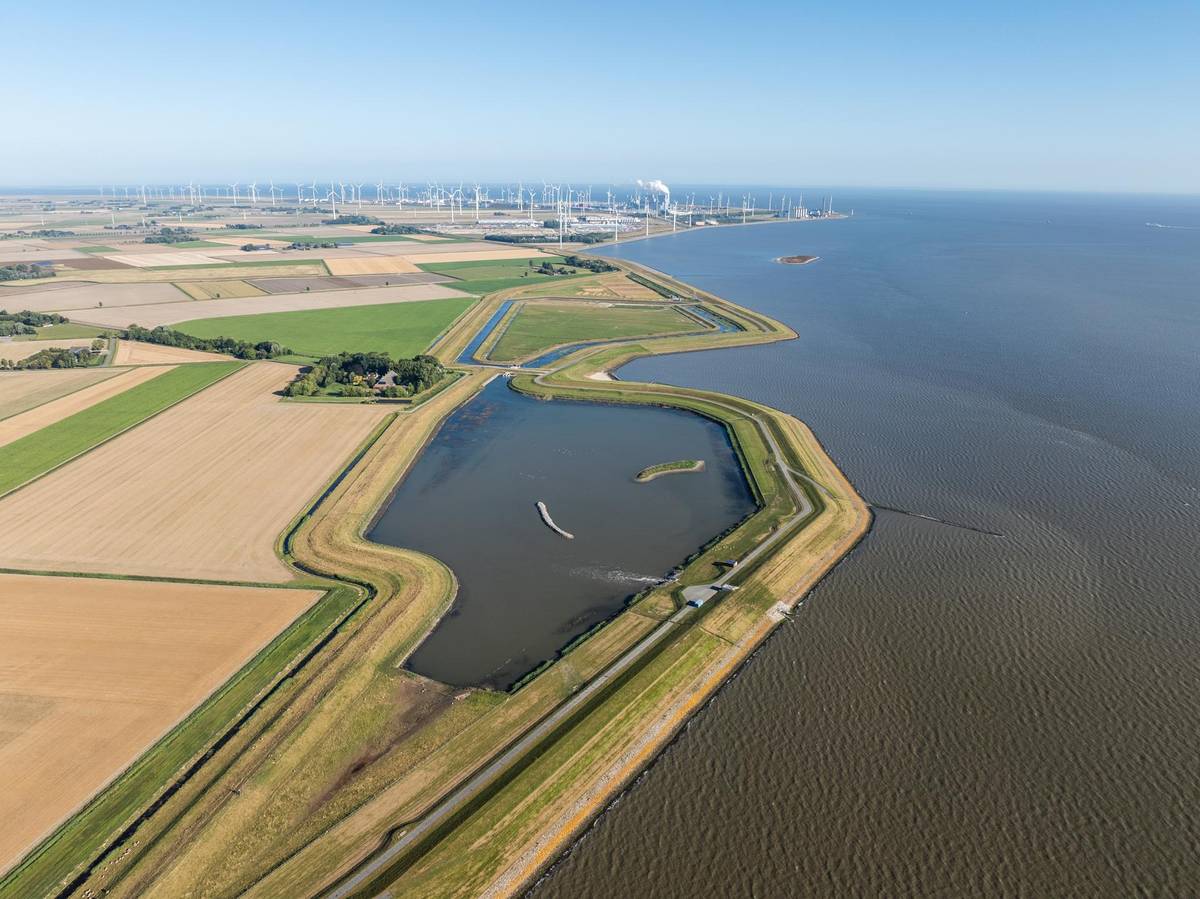 Groningen opent getijdenduiker voor klimaatbestendige kustzone