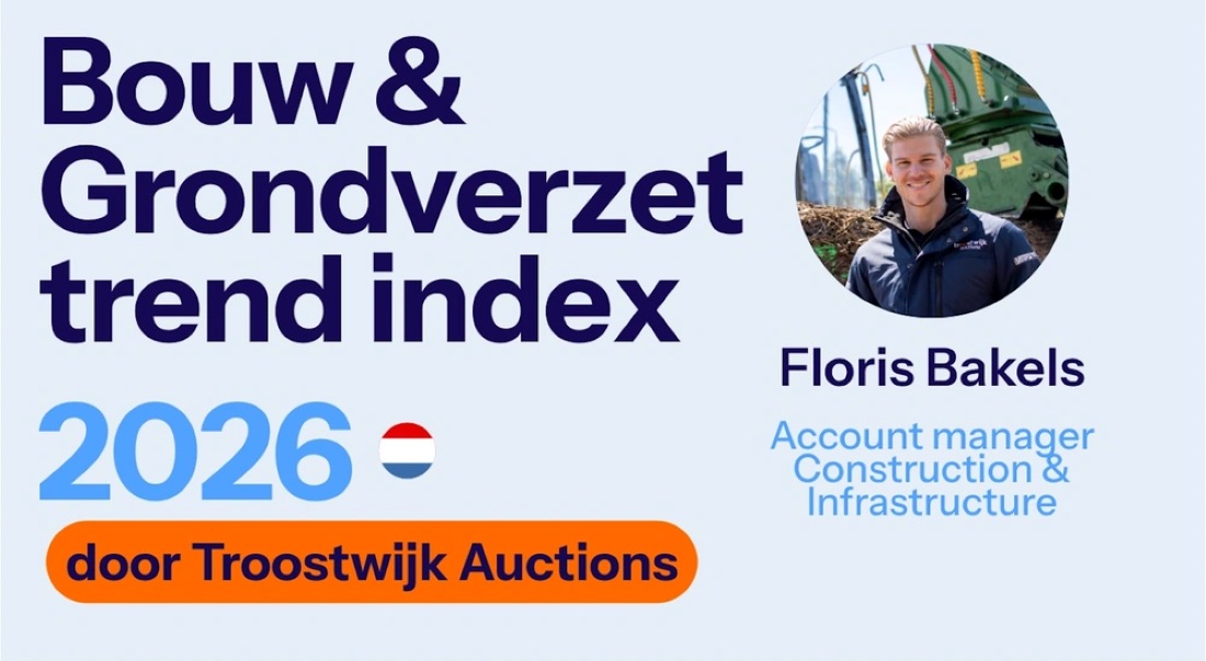 Bouwveilingen stijgen 16% ondanks volle orderboeken in GWW