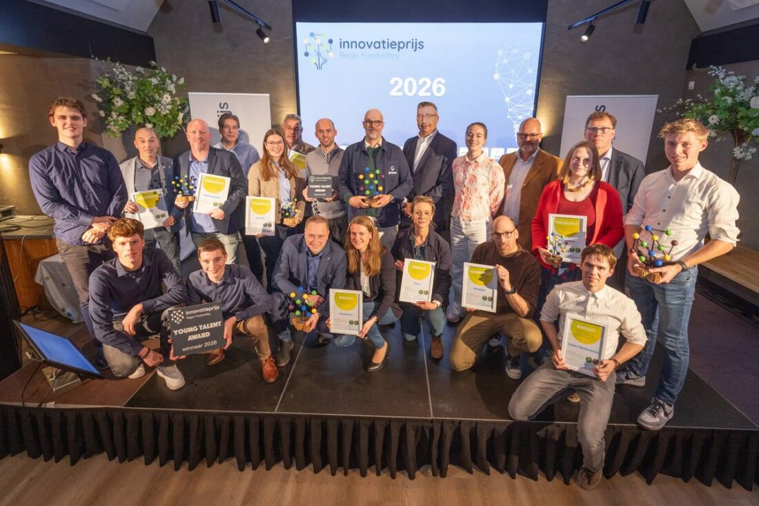 Grassa, Dronebotics en Stalero winnen Innovatieprijs Regio Foodvalley