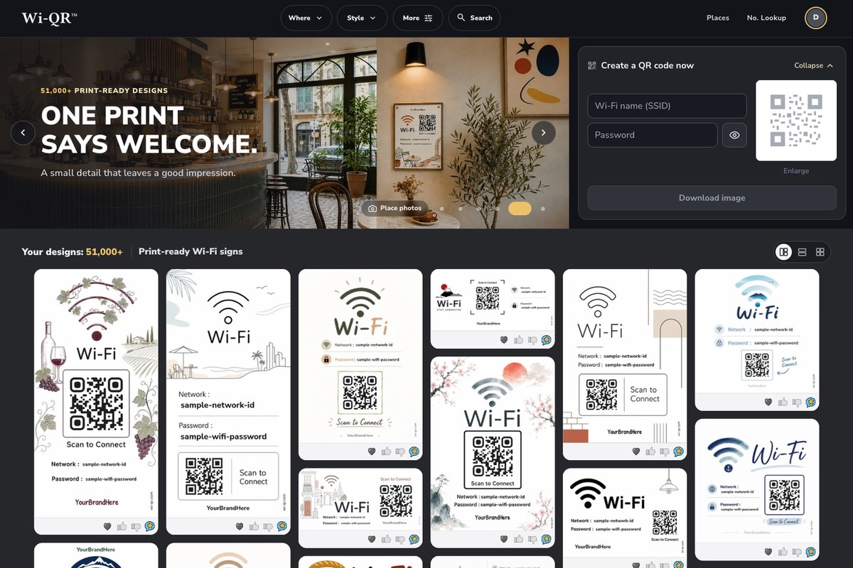 Wifi-bordjes met QR-code maken: gratis hulpmiddel voor horecazaken